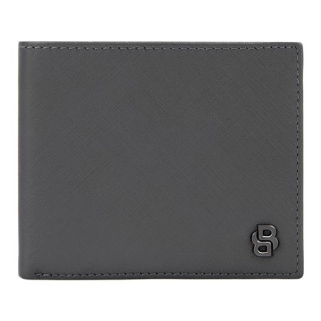 Hugo Boss Money wallet Double B Saffiano Grey