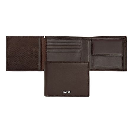 Hugo Boss Money wallet with flap Classic Smooth Brown