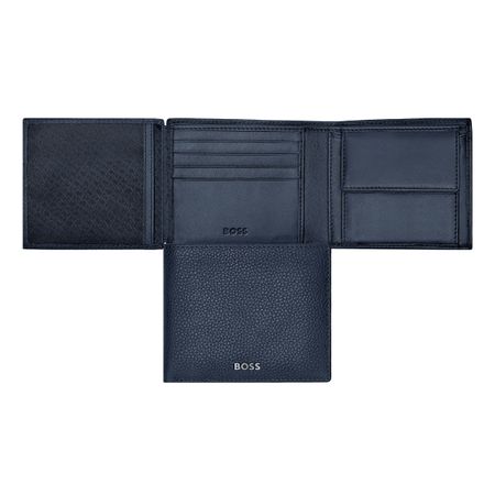 Hugo Boss Money wallet with flap Classic Grained Navy