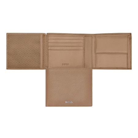 Hugo Boss Money wallet with flap Classic Grained Camel