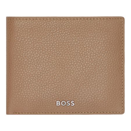 Hugo Boss Money wallet with flap Classic Grained Camel