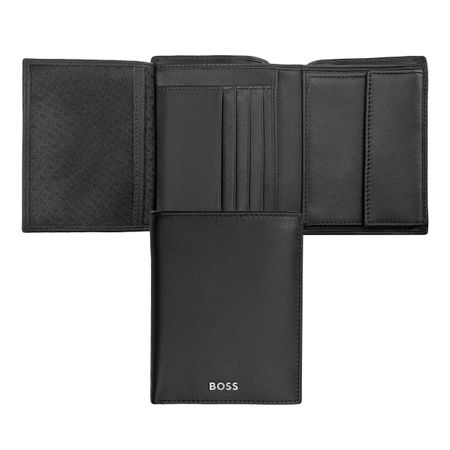 Hugo Boss Money wallet Vertical flap Classic Smooth Black