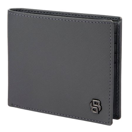 Hugo Boss Wallet Double B Saffiano Grey