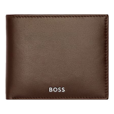 Hugo Boss Wallet with flap Classic Smooth Brown
