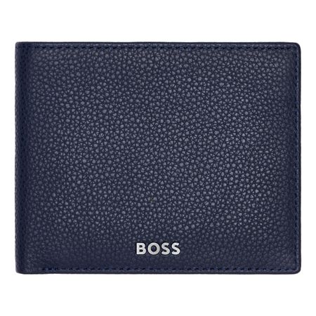 Hugo Boss Wallet with flap Classic Grained Navy
