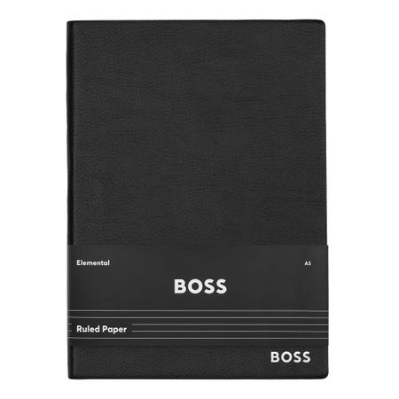 Hugo Boss Notebook A5 Essential Black Lined