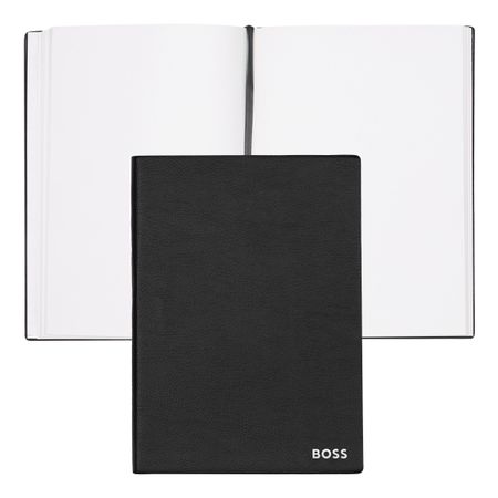 Hugo Boss Notebook A5 Essential Black Plain