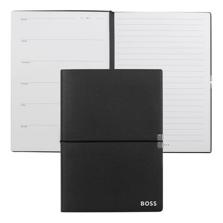 Hugo Boss Notebook A5 Elegance Black Agenda