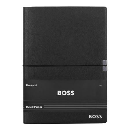 Hugo Boss Notebook A5 Elegance Black Lined