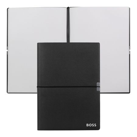 Hugo Boss Notebook A5 Elegance Black Plain