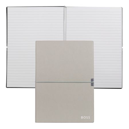 Hugo Boss Notebook A5 Elegance Grey Lined