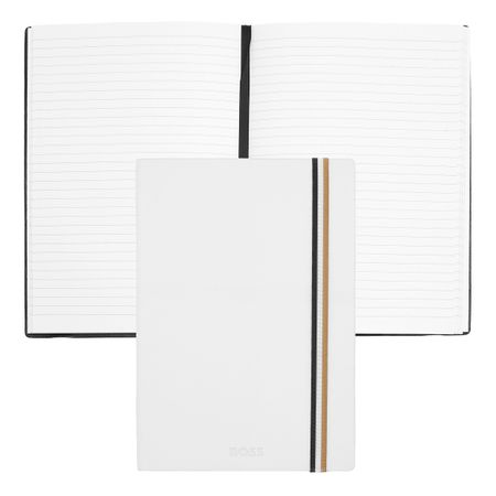 Hugo Boss Notebook A5 Iconic White Lined
