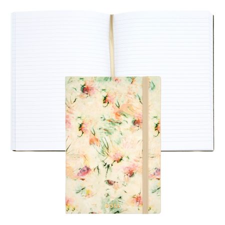 Hugo Boss Notebook A5 Tie-dye Flower Cream Lined