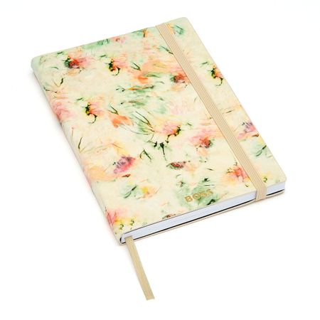 Hugo Boss Notebook A5 Tie-dye Flower Cream Lined