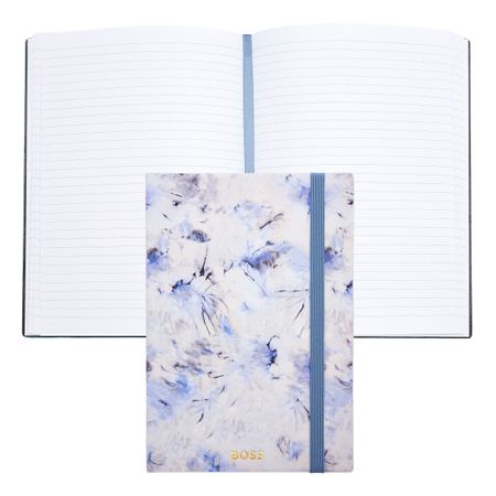 Hugo Boss Notebook A5 Tie-dye Flower Violet Lined