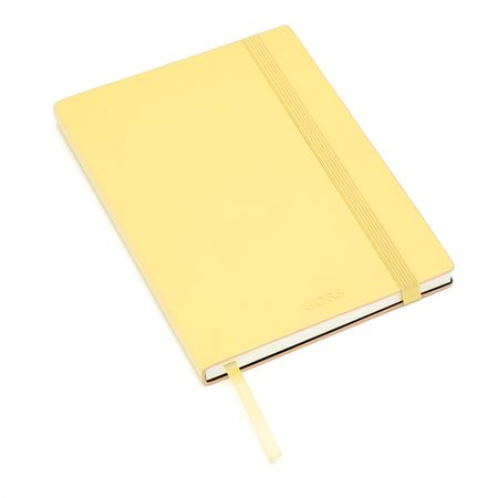 Hugo Boss Notebook A5 Pastel Classic Light Yellow Lined