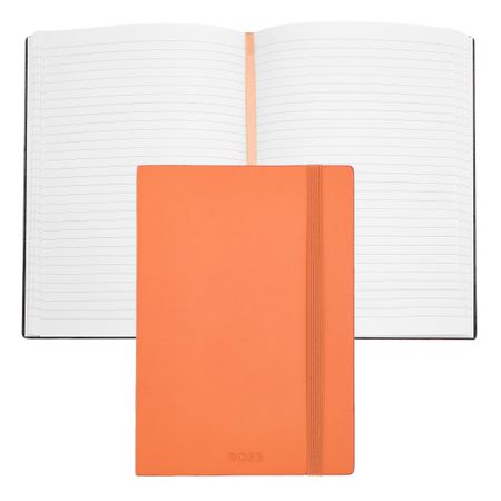 Hugo Boss Notebook A5 Pastel Classic Light Orange Lined
