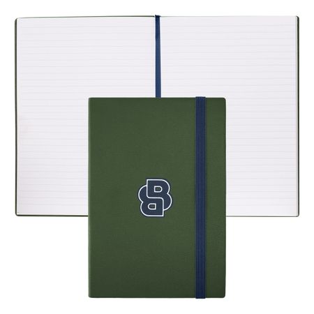 Hugo Boss Notebook A5 Varsity Forest Green Lined