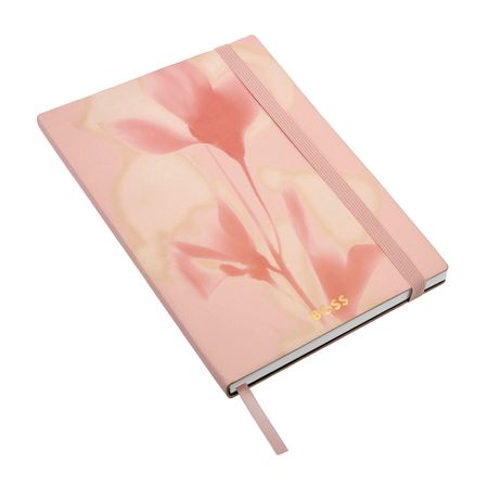 Hugo Boss Notebook A5 Holographic Flower Nude Lined