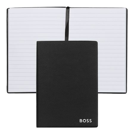 Hugo Boss Notebook A6 Essential Black Lined