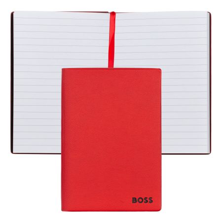 Hugo Boss Notebook A6 Essential Red Lined