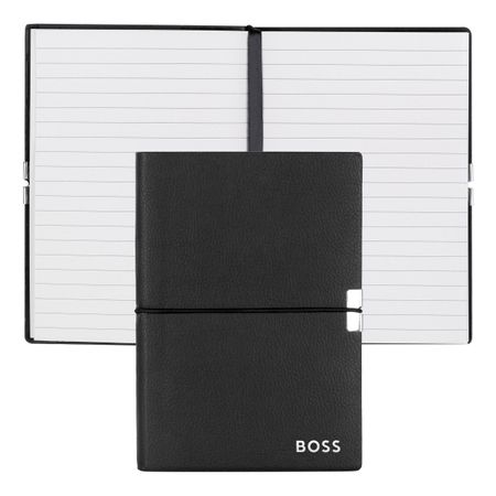 Hugo Boss Notebook A6 Elegance Black Lined