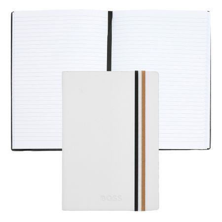 Hugo Boss Notebook A6 Iconic White Lined