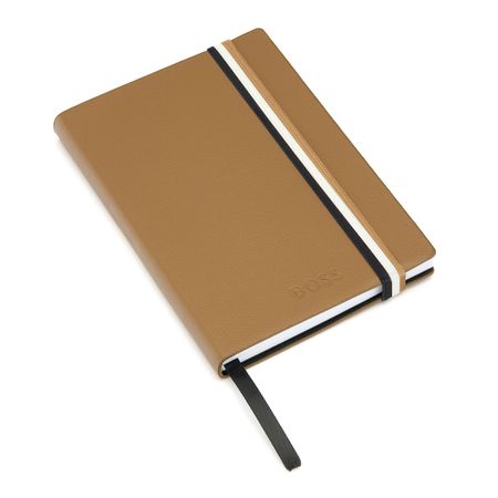 Hugo Boss Notebook A6 Iconic Camel Lined
