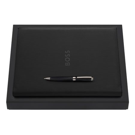Hugo Boss Set HUGO BOSS Black (ballpoint pen & folder A4)