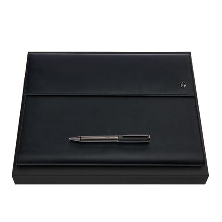 Hugo Boss Set HUGO BOSS Black & Gun (ballpoint pen & folder A4)