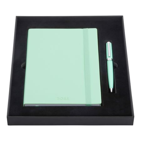 Hugo Boss Set HUGO BOSS Light Green (ballpoint pen & note pad A5)