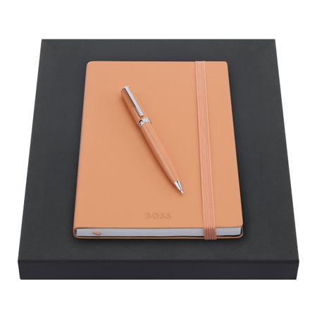 Hugo Boss Set HUGO BOSS Light Orange (ballpoint pen & note pad A5)