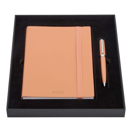 Hugo Boss Set HUGO BOSS Light Orange (ballpoint pen & note pad A5)