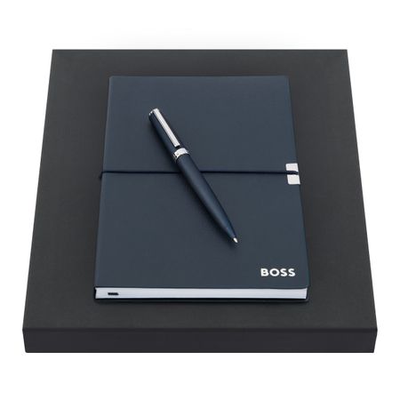 Hugo Boss Set HUGO BOSS Navy (ballpoint pen & note pad A5)