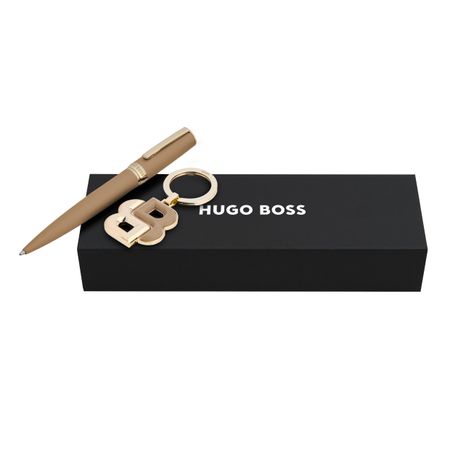 Hugo Boss Set HUGO BOSS Camel (ballpoint pen & key ring)