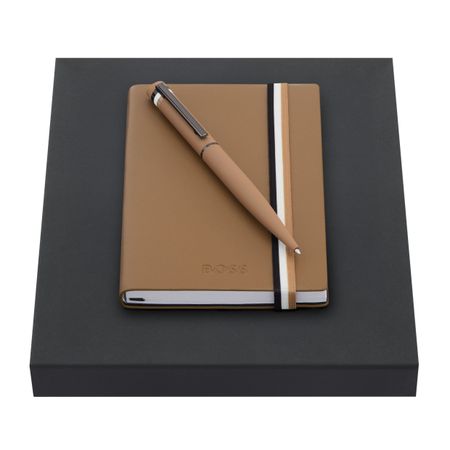 Hugo Boss Set HUGO BOSS Camel (ballpoint pen & note pad A6)