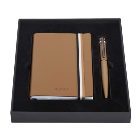 Hugo Boss Set HUGO BOSS Camel (ballpoint pen & note pad A6)