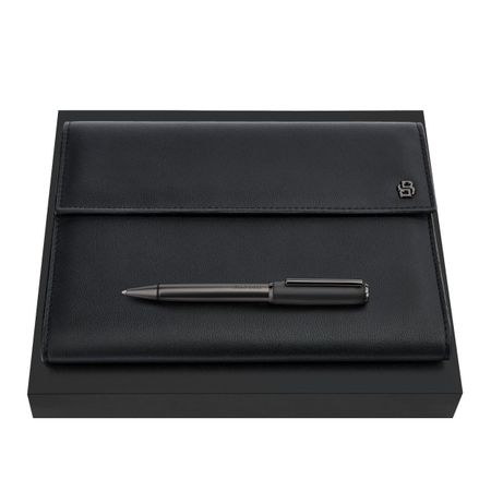 Hugo Boss Set HUGO BOSS Black & Gun (ballpoint pen & folder A5)
