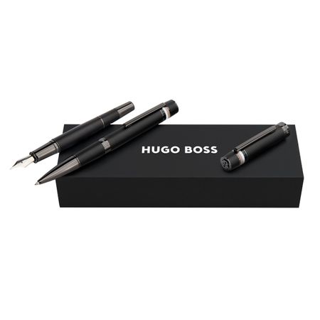 Hugo Boss Set Core Iconic Black (ballpoint pen & fountain pen)