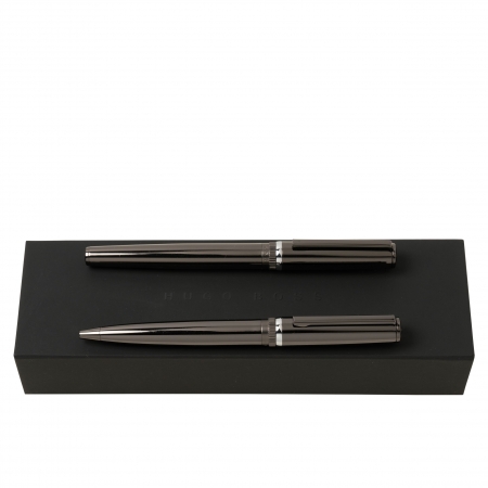 Hugo Boss Set Gear Gun (ballpoint pen & fountain pen)