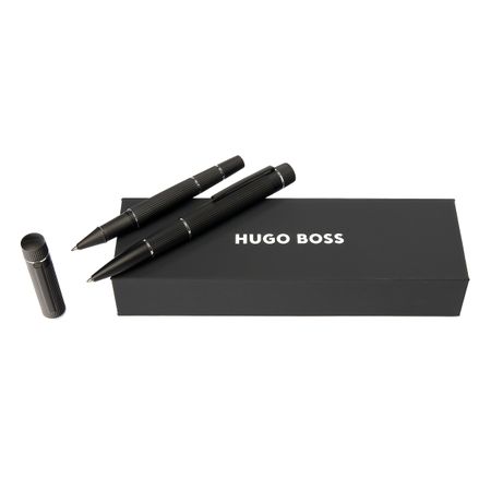 Hugo Boss Set Core Black (ballpoint pen & rollerball pen)