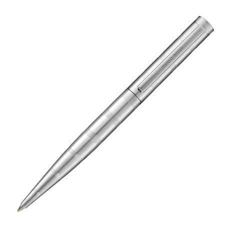 Hugo Boss Ballpoint pen Loop Stripes Chrome