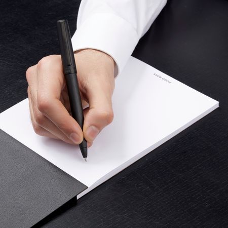 Hugo Boss Ballpoint pen Gear Brushed Black