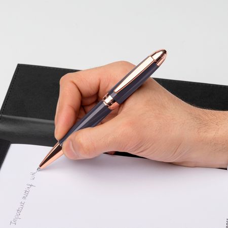 Hugo Boss Ballpoint pen Icon Blue/Rose-gold