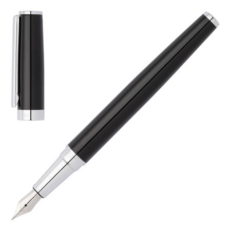 Hugo Boss Fountain pen Gear Icon Black