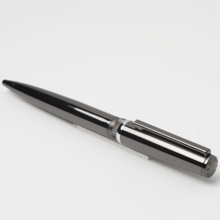 Hugo Boss Ballpoint pen Gear Metal Dark Chrome