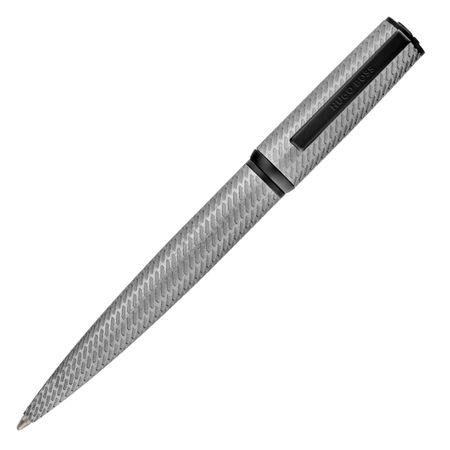 Hugo Boss Ballpoint pen Arche Pattern Silver