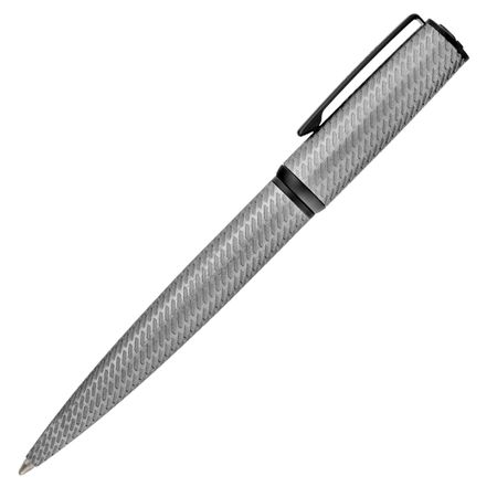 Hugo Boss Ballpoint pen Arche Pattern Silver