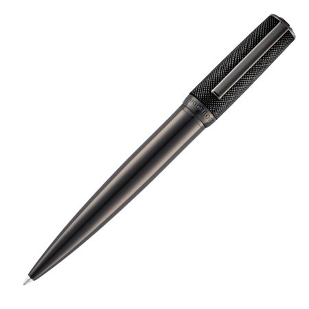 Hugo Boss Ballpoint pen Double B Saffiano Black
