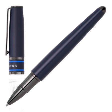 Hugo Boss Rollerball pen Illusion Gear Blue